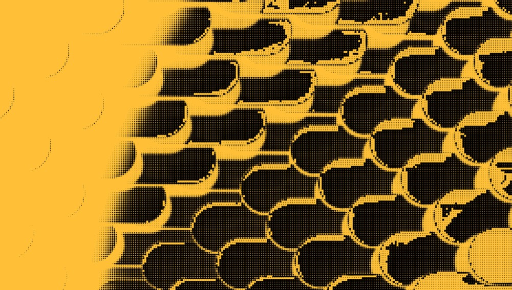Sparkling brand graphic – Yellow